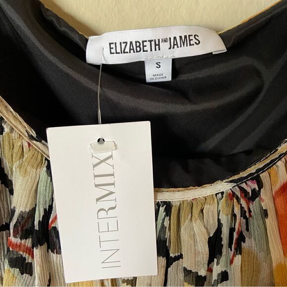 NWT Elizabeth and James Taura Multicolor Corp Top Tank Floral Size S - Picture 6 of 7